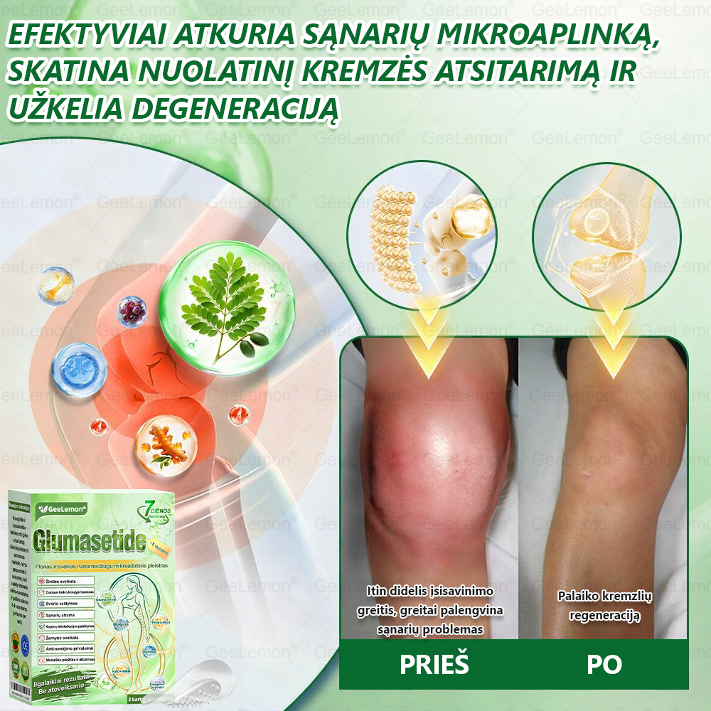 👉 Oficialus sertifikavimas 🔥 Tūkstančiai patenkintų vartotojų Lietuvoje💗👍𝐆𝐞𝑒𝐿𝑒𝐦𝐨𝐧® 𝐆𝐥𝐮𝐦𝐚𝐬𝐞𝐭𝐢𝐝𝐞 8 viename Liekninantis ir sveikatinantis nano pleistras su mikroadatomis 🇱🇹 (Tik kartą per dieną, matomi pokyčiai jau per 7 dienas)  ✅