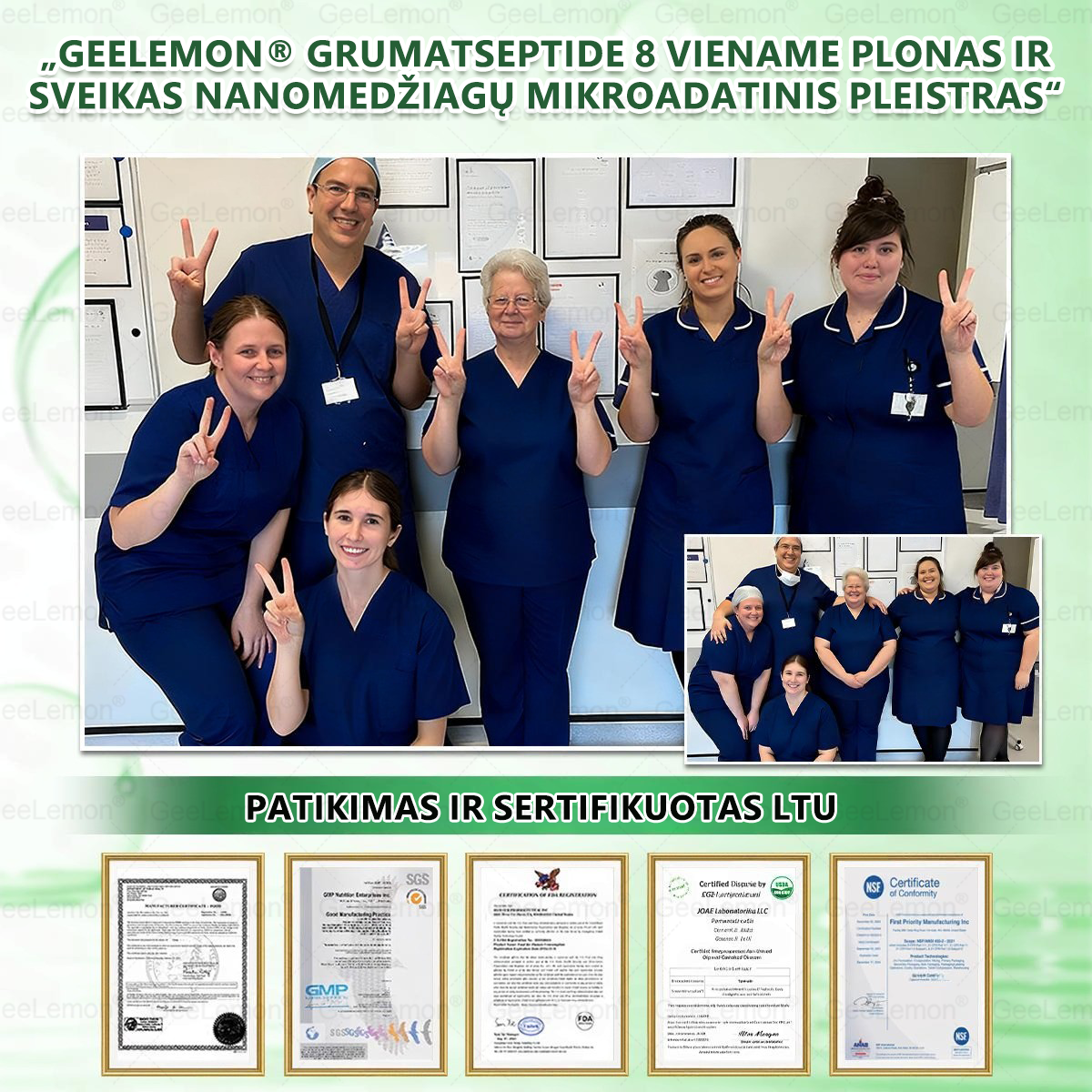👉 Oficialus sertifikavimas 🔥 Tūkstančiai patenkintų vartotojų Lietuvoje💗👍𝐆𝐞𝑒𝐿𝑒𝐦𝐨𝐧® 𝐆𝐥𝐮𝐦𝐚𝐬𝐞𝐭𝐢𝐝𝐞 8 viename Liekninantis ir sveikatinantis nano pleistras su mikroadatomis 🇱🇹 (Tik kartą per dieną, matomi pokyčiai jau per 7 dienas)  ✅