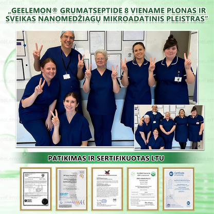 👉 Oficialus sertifikavimas 🔥 Tūkstančiai patenkintų vartotojų Lietuvoje💗👍𝐆𝐞𝑒𝐿𝑒𝐦𝐨𝐧® 𝐆𝐥𝐮𝐦𝐚𝐬𝐞𝐭𝐢𝐝𝐞 8 viename Liekninantis ir sveikatinantis nano pleistras su mikroadatomis 🇱🇹 (Tik kartą per dieną, matomi pokyčiai jau per 7 dienas)  ✅