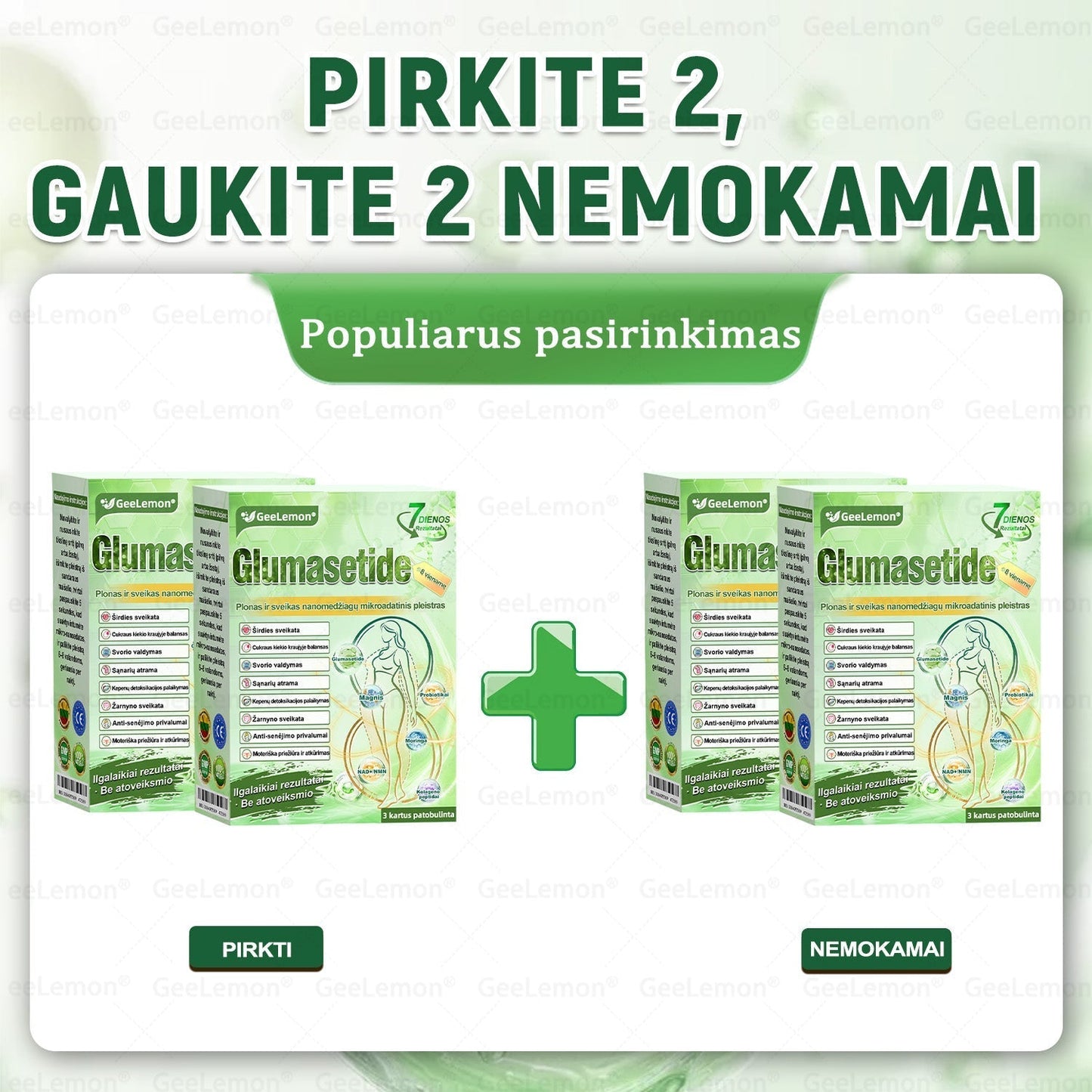 👉 Oficialus sertifikavimas 🔥 Tūkstančiai patenkintų vartotojų Lietuvoje💗👍𝐆𝐞𝑒𝐿𝑒𝐦𝐨𝐧® 𝐆𝐥𝐮𝐦𝐚𝐬𝐞𝐭𝐢𝐝𝐞 8 viename Liekninantis ir sveikatinantis nano pleistras su mikroadatomis 🇱🇹 (Tik kartą per dieną, matomi pokyčiai jau per 7 dienas)  ✅