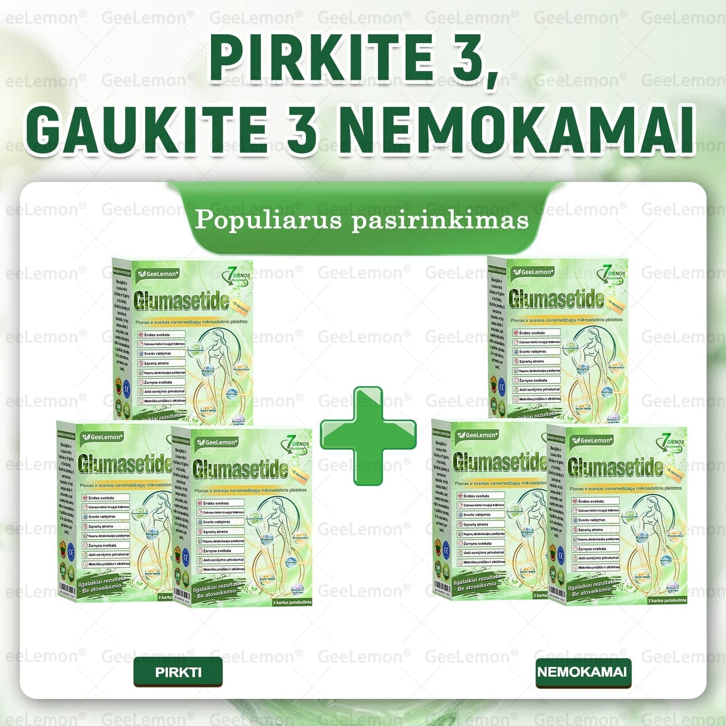 👉 Oficialus sertifikavimas 🔥 Tūkstančiai patenkintų vartotojų Lietuvoje💗👍𝐆𝐞𝑒𝐿𝑒𝐦𝐨𝐧® 𝐆𝐥𝐮𝐦𝐚𝐬𝐞𝐭𝐢𝐝𝐞 8 viename Liekninantis ir sveikatinantis nano pleistras su mikroadatomis 🇱🇹 (Tik kartą per dieną, matomi pokyčiai jau per 7 dienas)  ✅